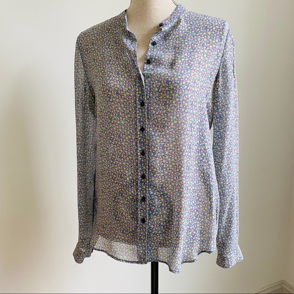 M.i.H Jeans Silk Floral Blouse